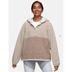 Outdoor Voices Mega Fleece Pullover Tan/Large - good condition
